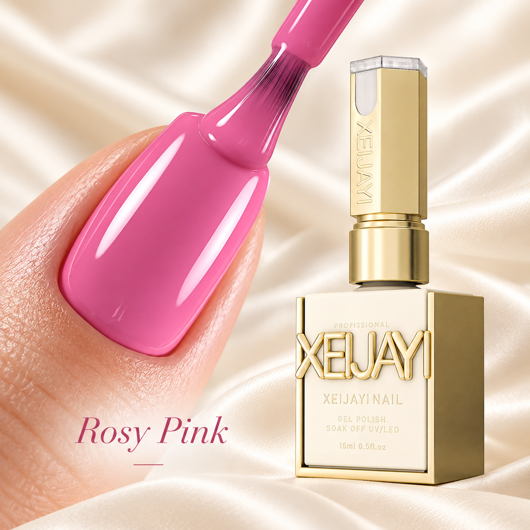 Rose Berry Self-Leveling High-Gloss Gel Nail Polish – UV/LED Required