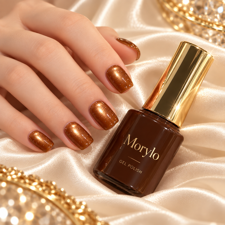 Chestnut Autumn Cat Eye Gel Nail Polish – UV/LED Required