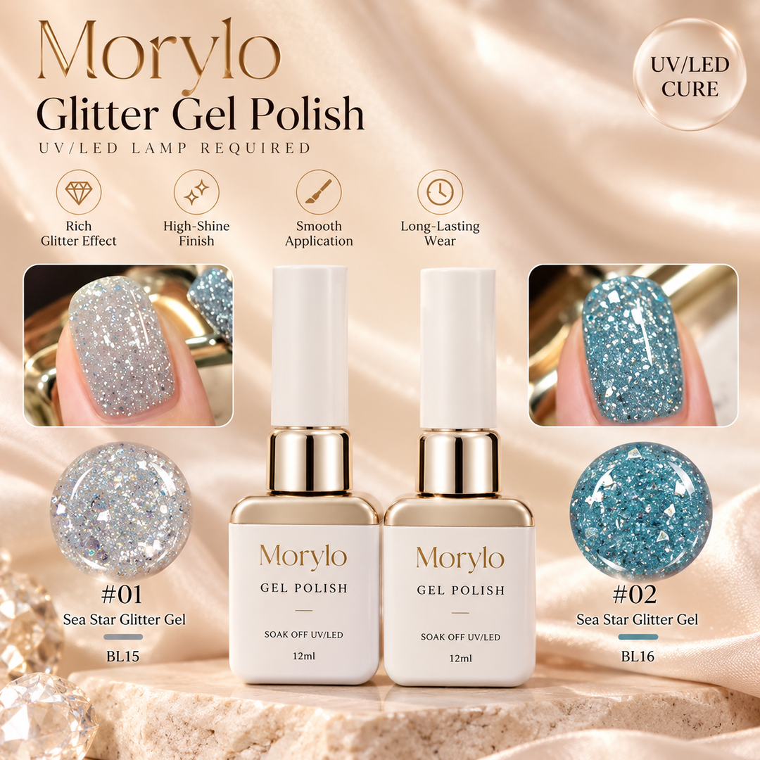 Sea Star Glitter Gel Nail Polish – UV/LED Required