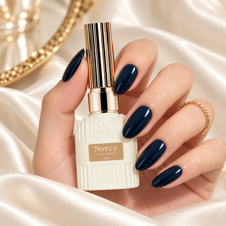 Midnight Ink Blue Self-Leveling Gel Nail Polish – UV/LED Required