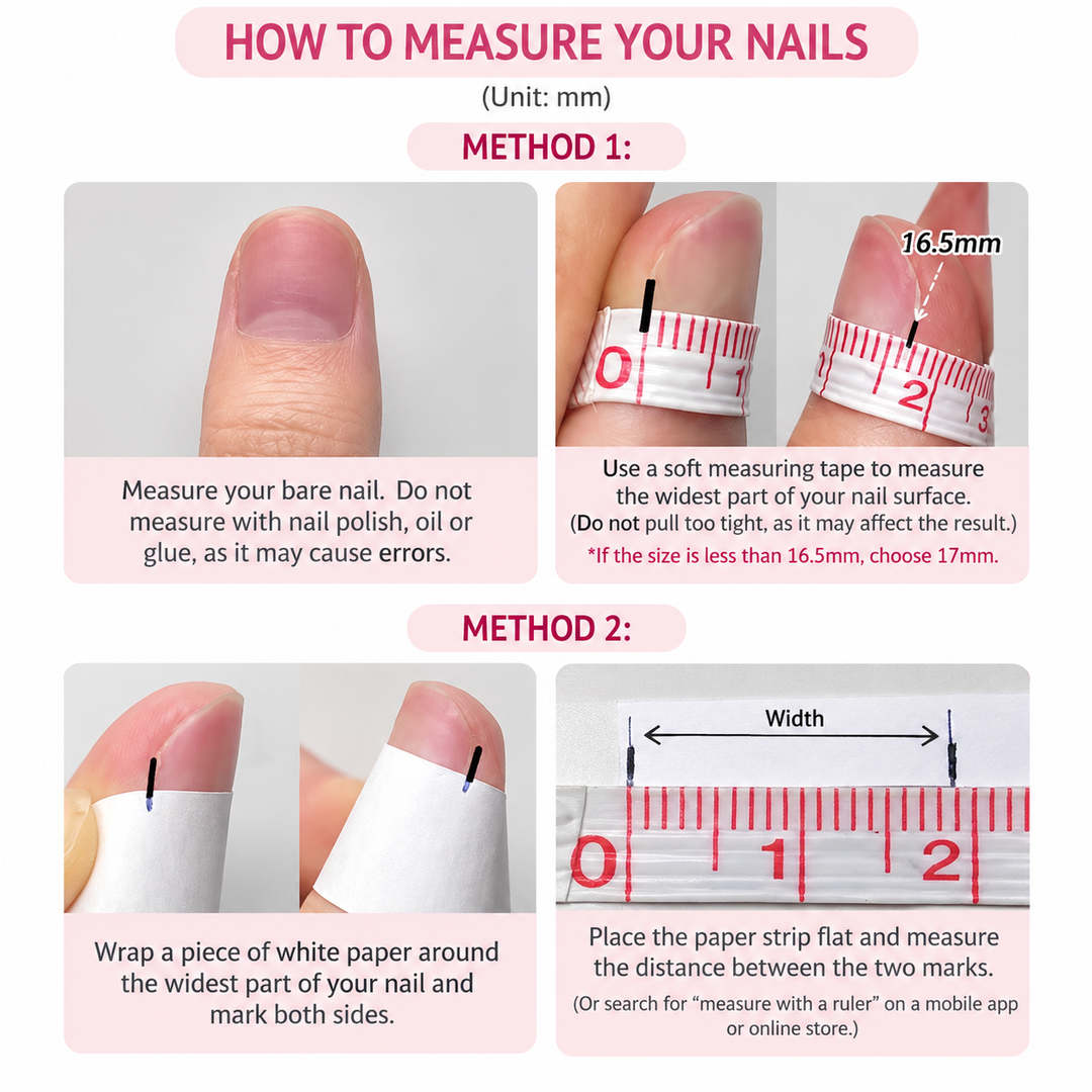 Morylo press-on nail care and notes