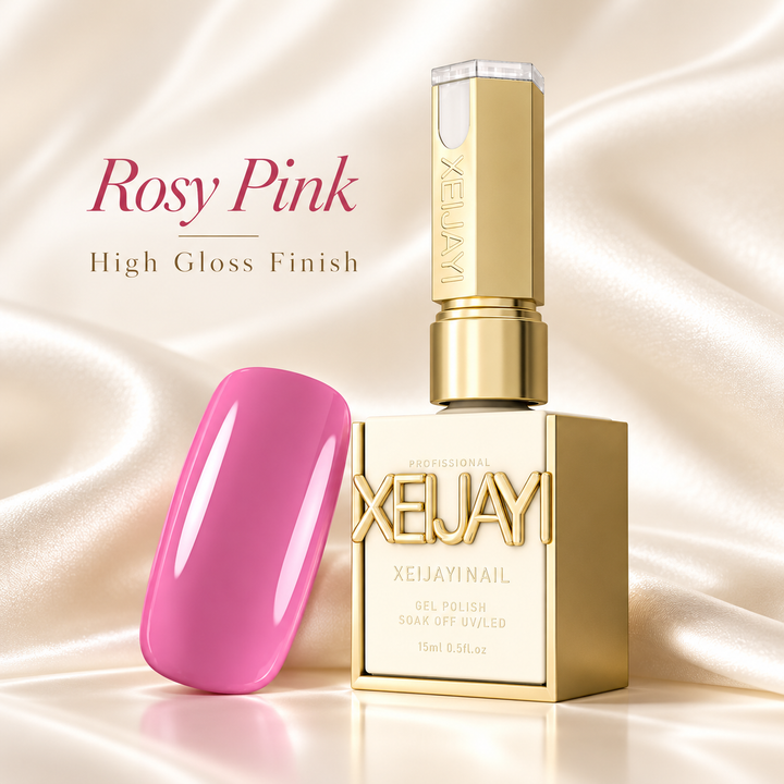 Rose Berry Self-Leveling High-Gloss Gel Nail Polish – UV/LED Required