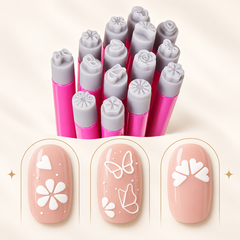 Morylo Nail Stamp Pen nail art examples